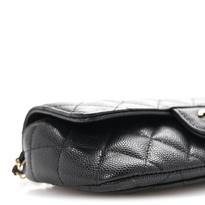 Chanel Caviar Quilted Glasses Case With Chain Black 10 of 12