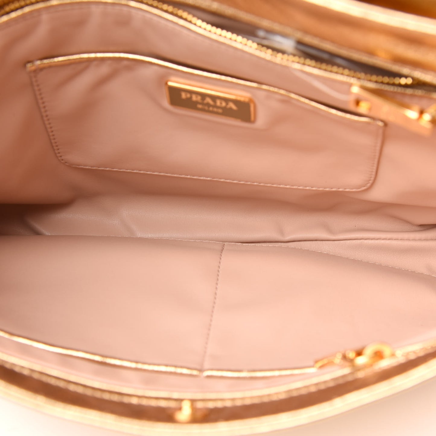 Nappa Flame Flap Clutch Platino