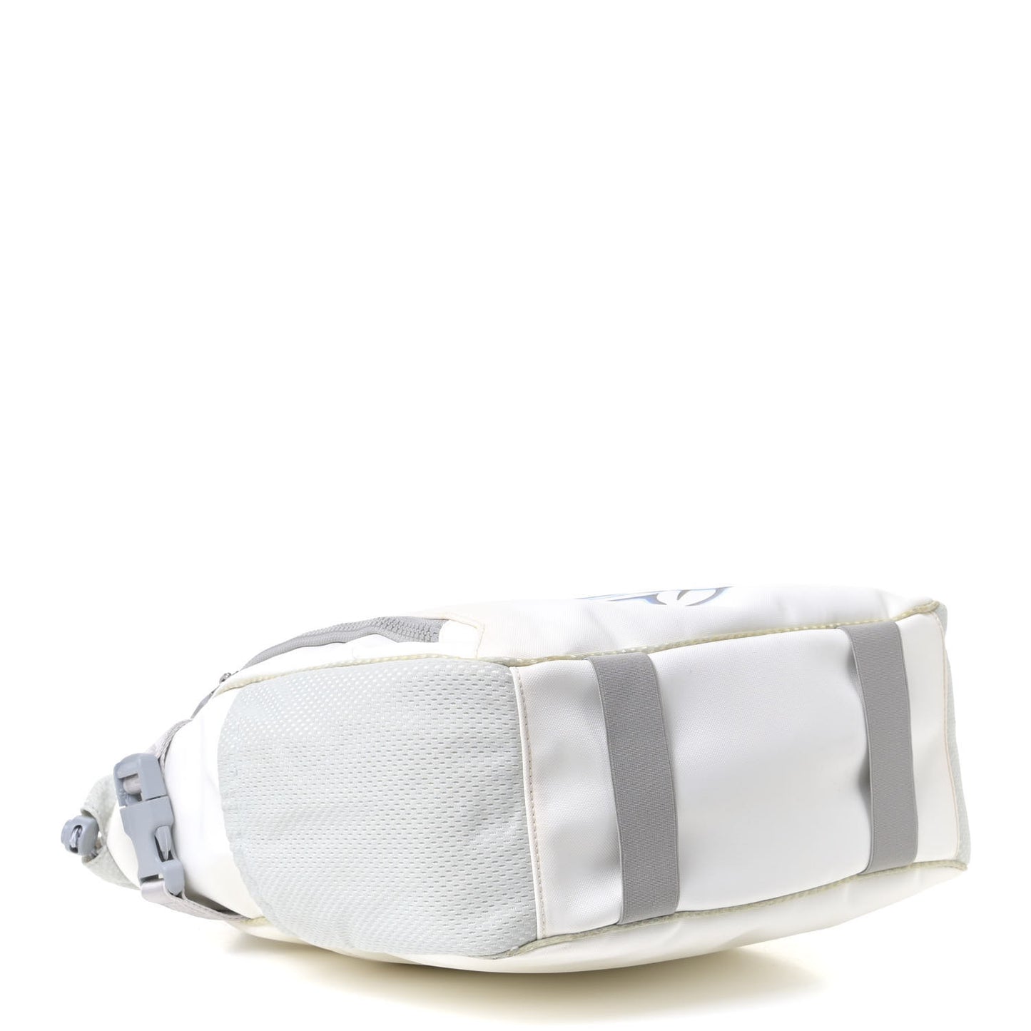 Nylon Mesh Camellia Tote White Multicolor