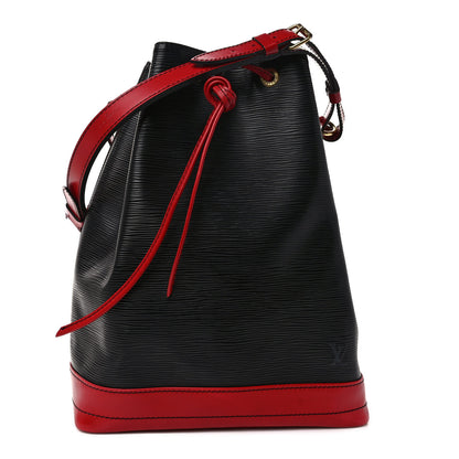 Louis Vuitton Epi Bi-Color Noe Castillan Red Black 1 of 10