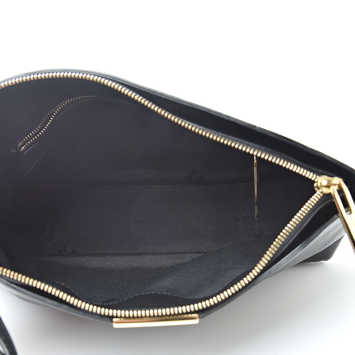 Burberry Calfskin Check Embossed Small Chichester Crossbody Clutch Bag Black 5 of 11