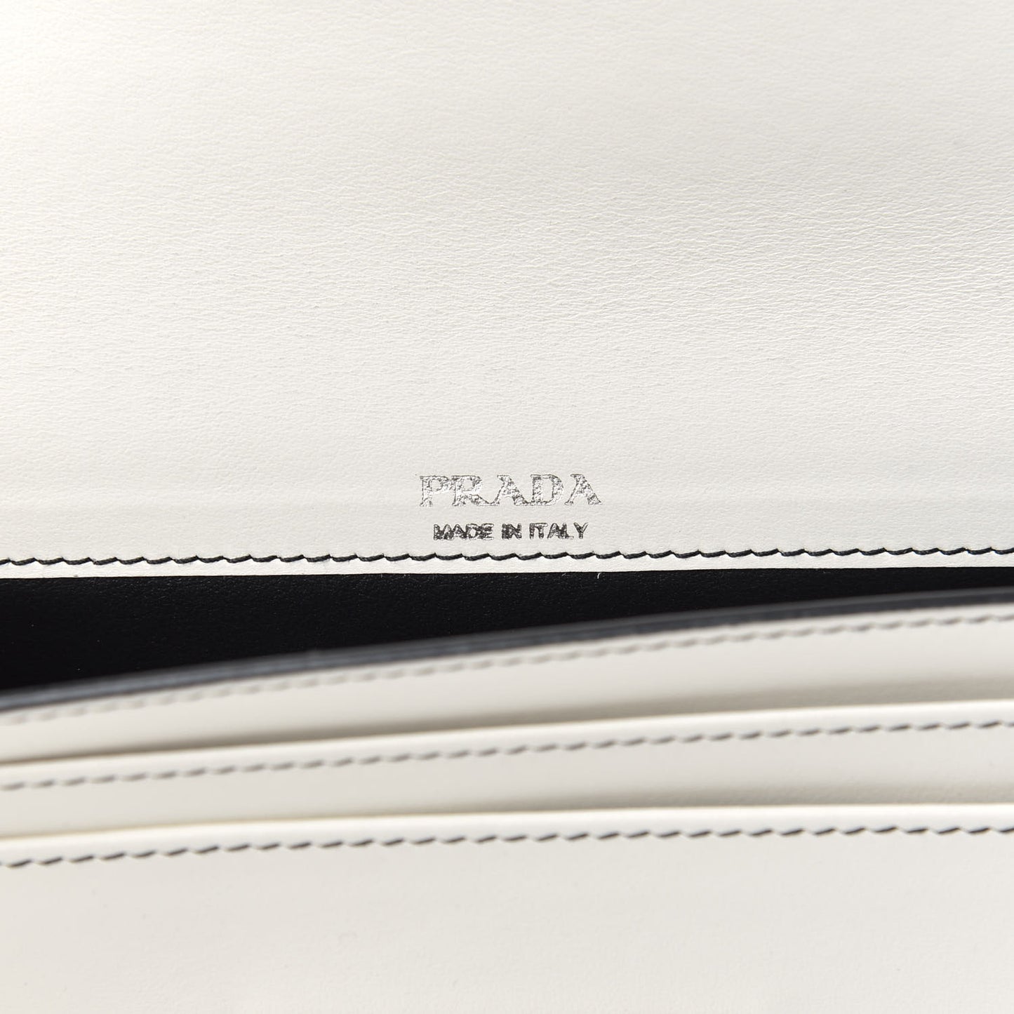 Spazzolato Sybille Monochrome Crossbody Bag White Black