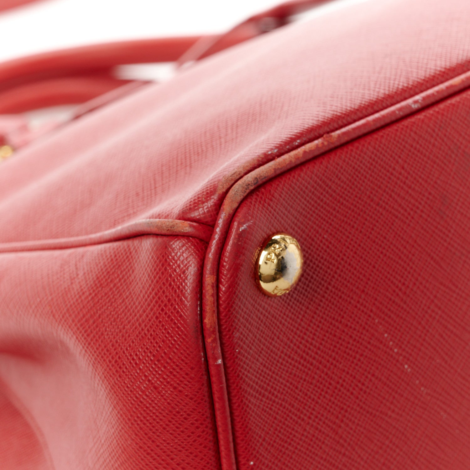 Prada Saffiano Medium Galleria Double Zip Tote Fuoco 15 of 15