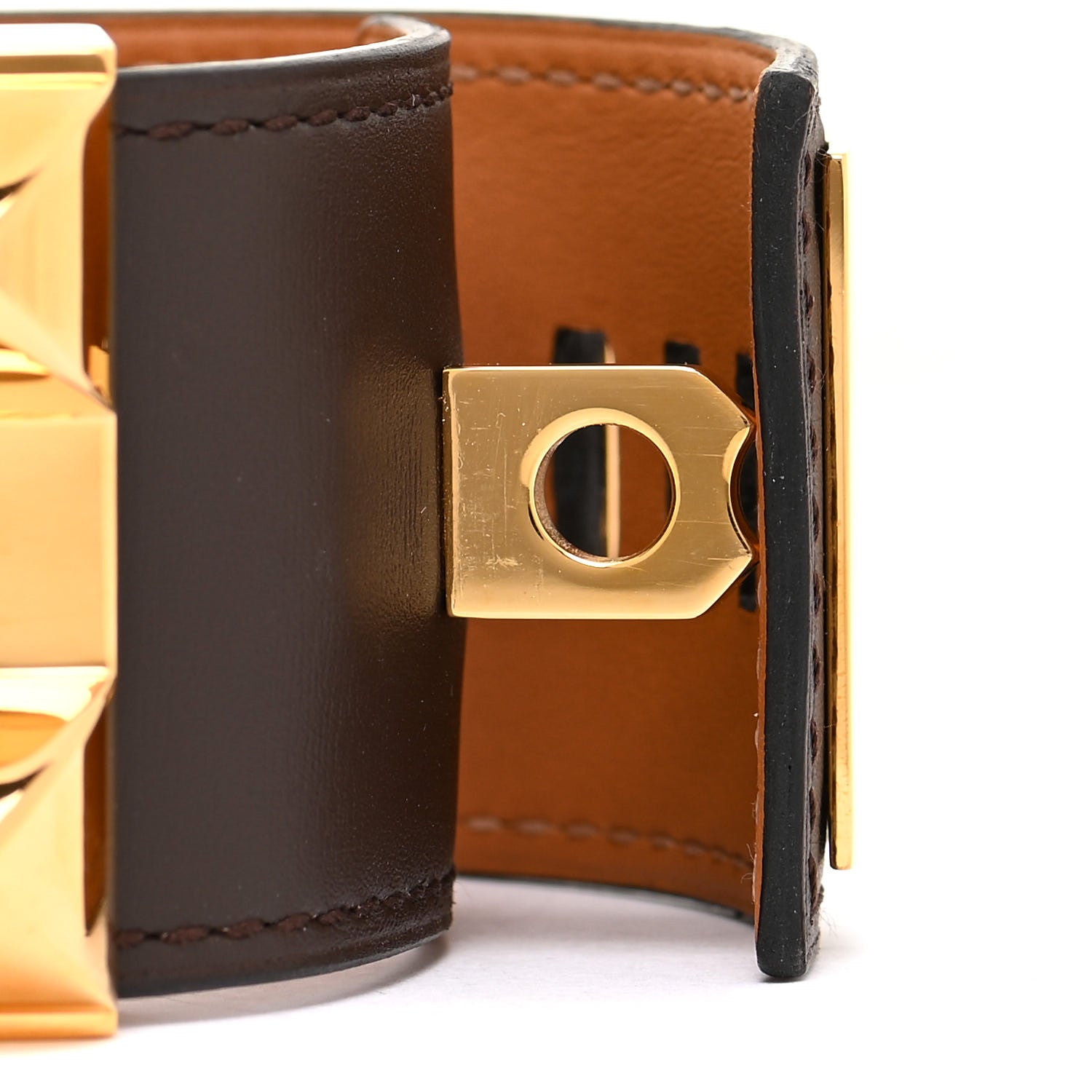 Hermes Box Collier de Chien CDC Bracelet S Chocolate 4 of 8