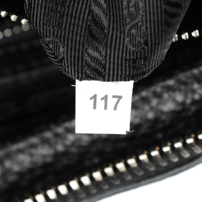 Prada Vitello Daino Top Handle Bag Nero Black 8 of 9