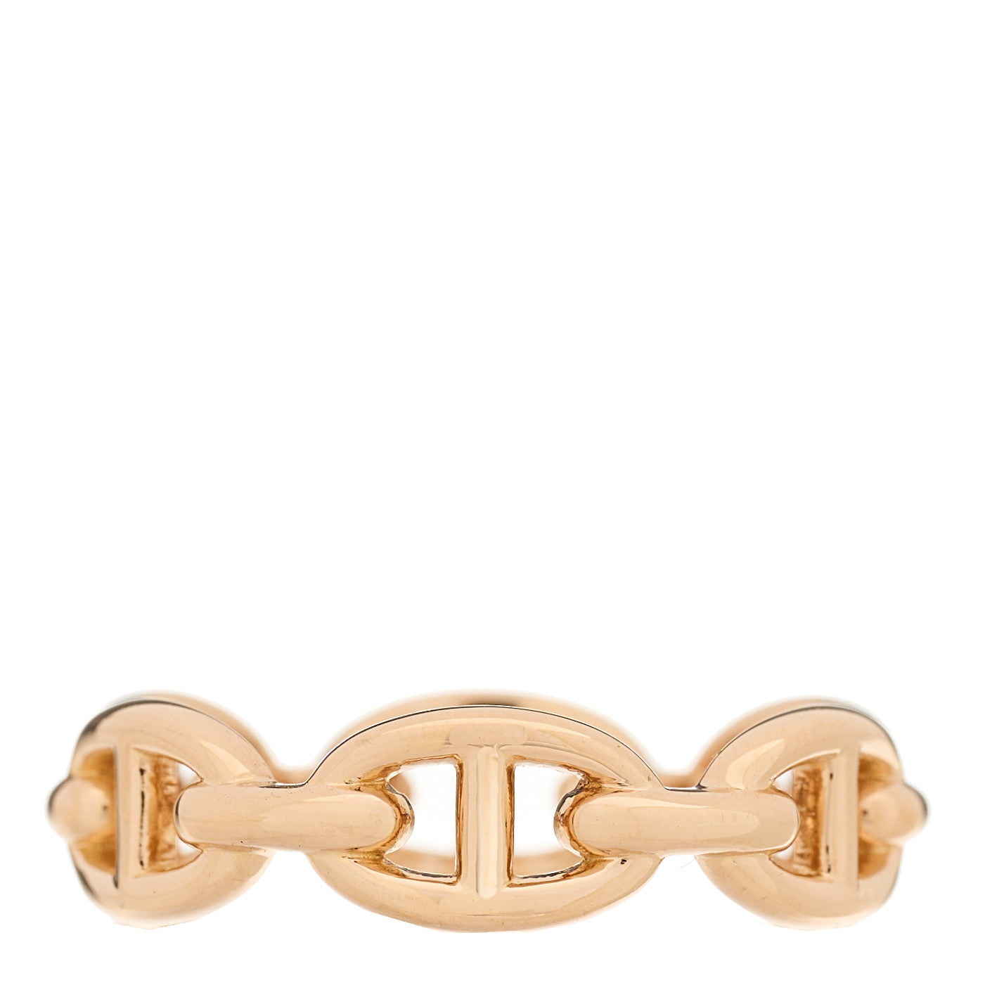 18K Rose Gold PM Chaine d'Ancre Enchainee Ring 57 8
