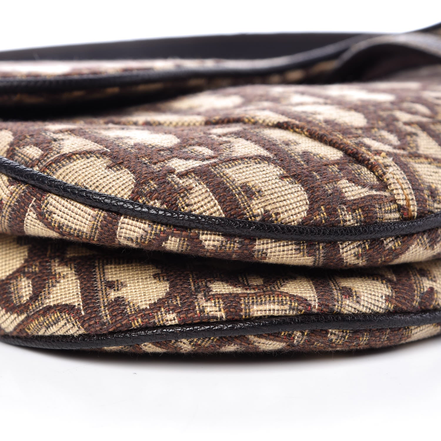 Christian Dior Monogram Saddle Bag Dark Brown 8 of 12