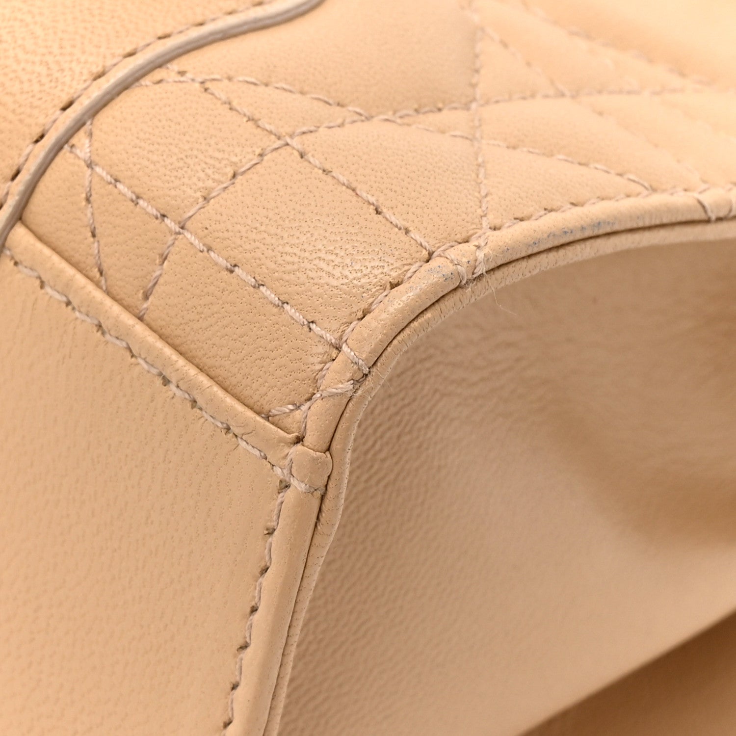 Christian Dior Lambskin Cannage Soft Lady Dior East West Beige 12 of 15
