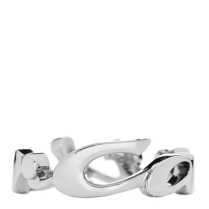 Cartier 18K White Gold Signature Ring 51 5.75 1 of 5