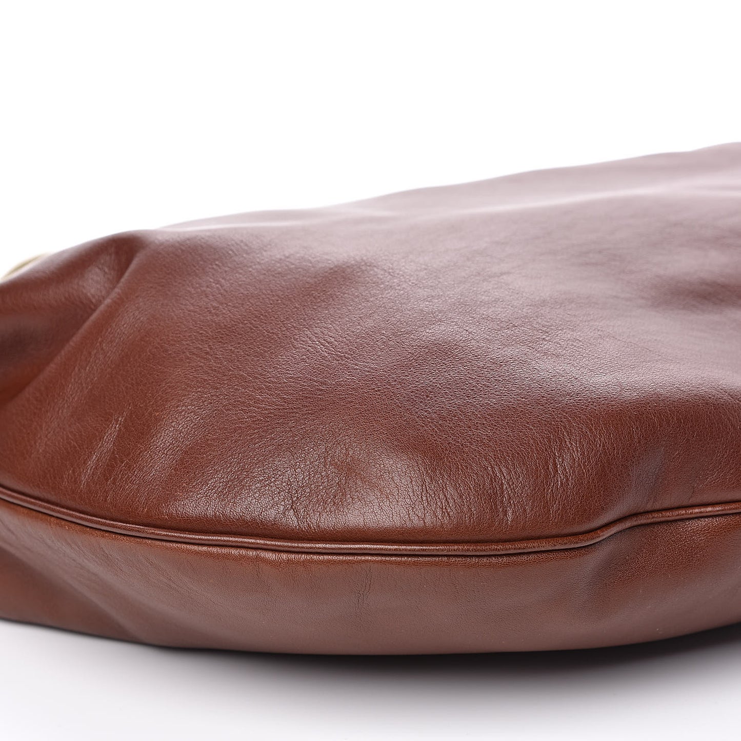 Calfskin Web Strap Hobo Brown