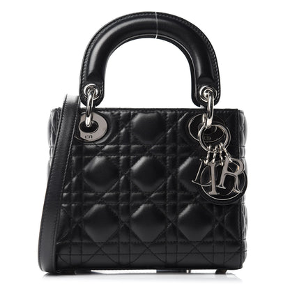 Christian Dior Lambskin Cannage Mini Lady Dior Black 1 of 11