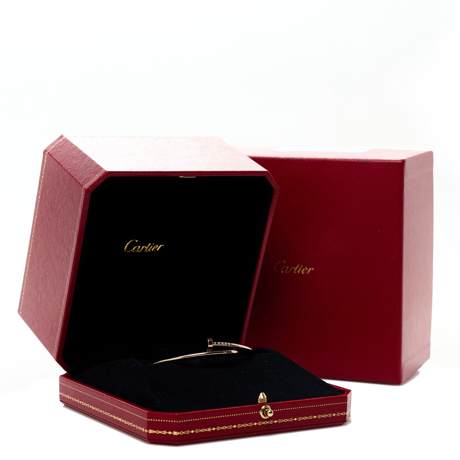 Cartier 18K Pink Gold Small Juste Un Clou Bracelet 17 4 of 4