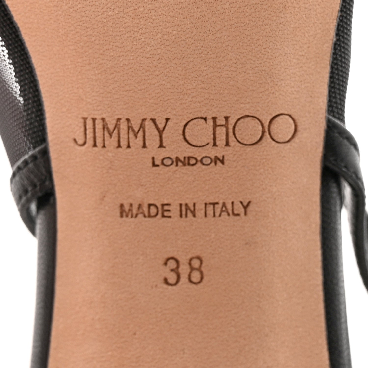 Jimmy Choo Mesh Crystal Anika 65 Pumps 38 Black 6 of 17