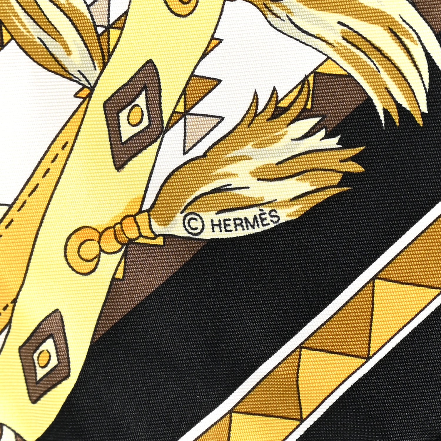 Hermes Silk Les Chevaux Qataris Scarf 90 4 of 6