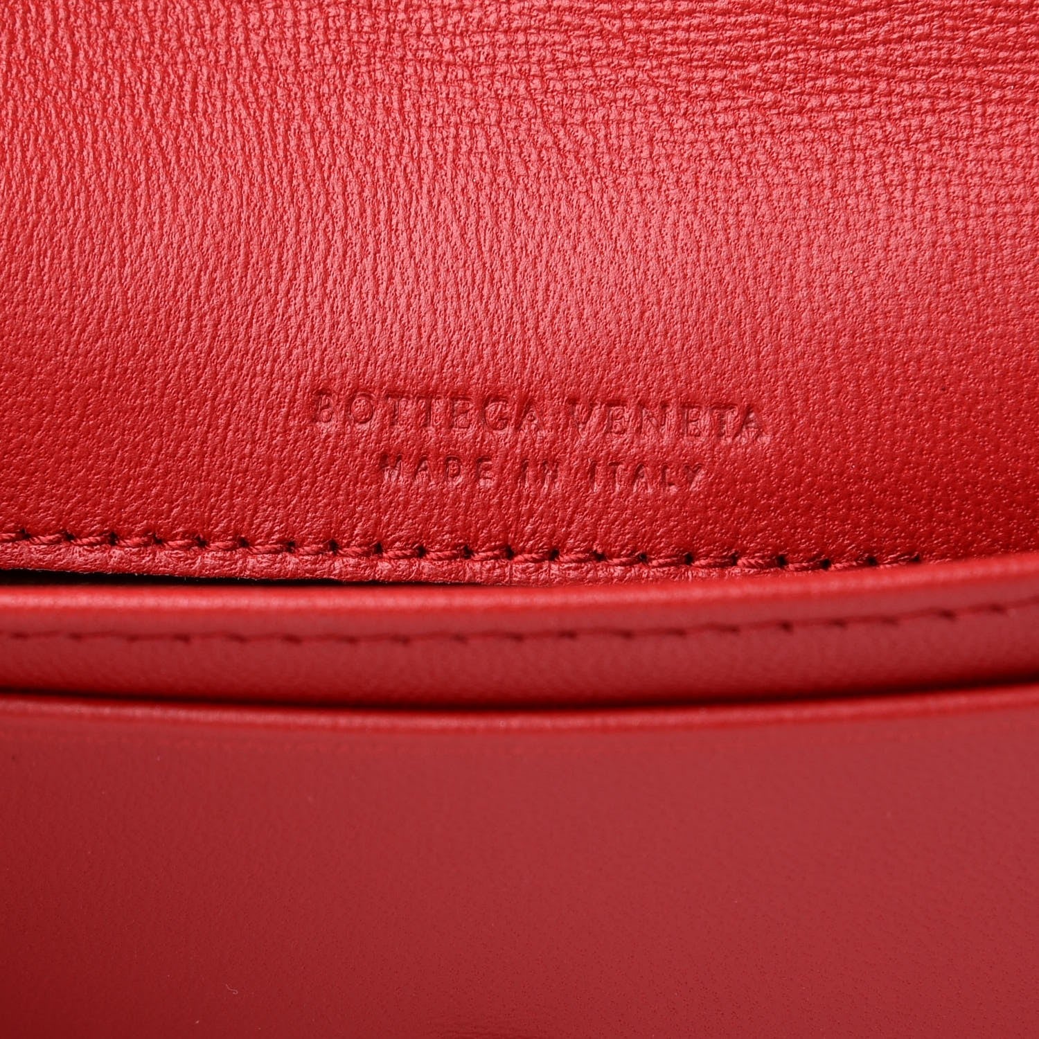 Bottega Veneta Nappa Intrecciato Card Holder China Red 6 of 8