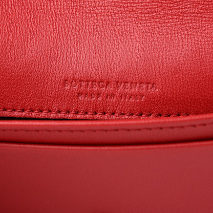 Bottega Veneta Nappa Intrecciato Card Holder China Red 6 of 8