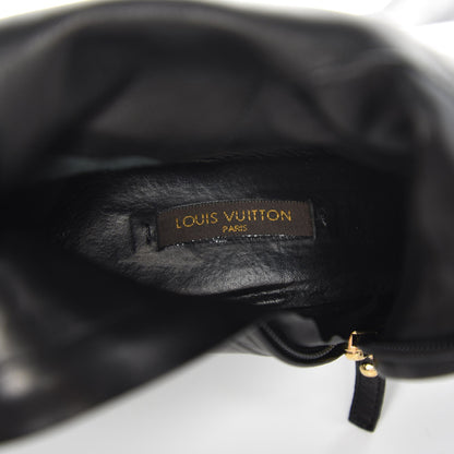 Louis Vuitton Calfskin LV High Boots 39 Black 10 of 11