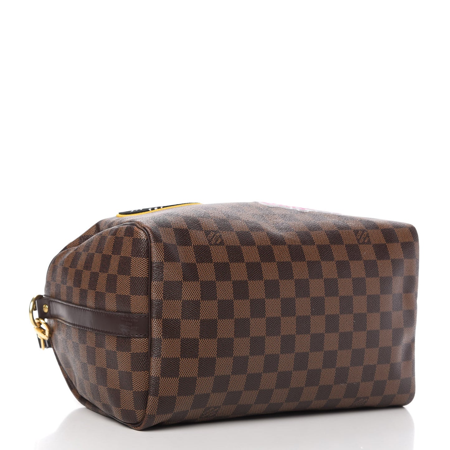 Damier Ebene Patches Speedy Bandouliere 30