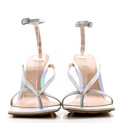 Bottega Veneta Laser Nappa Stretch Multi Strap 90mm Sandals 37.5 Moon Drop 2 of 7