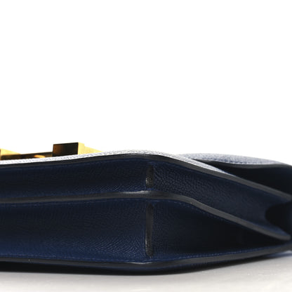 Hermes Epsom Constance 18 Bleu Saphir 12 of 13