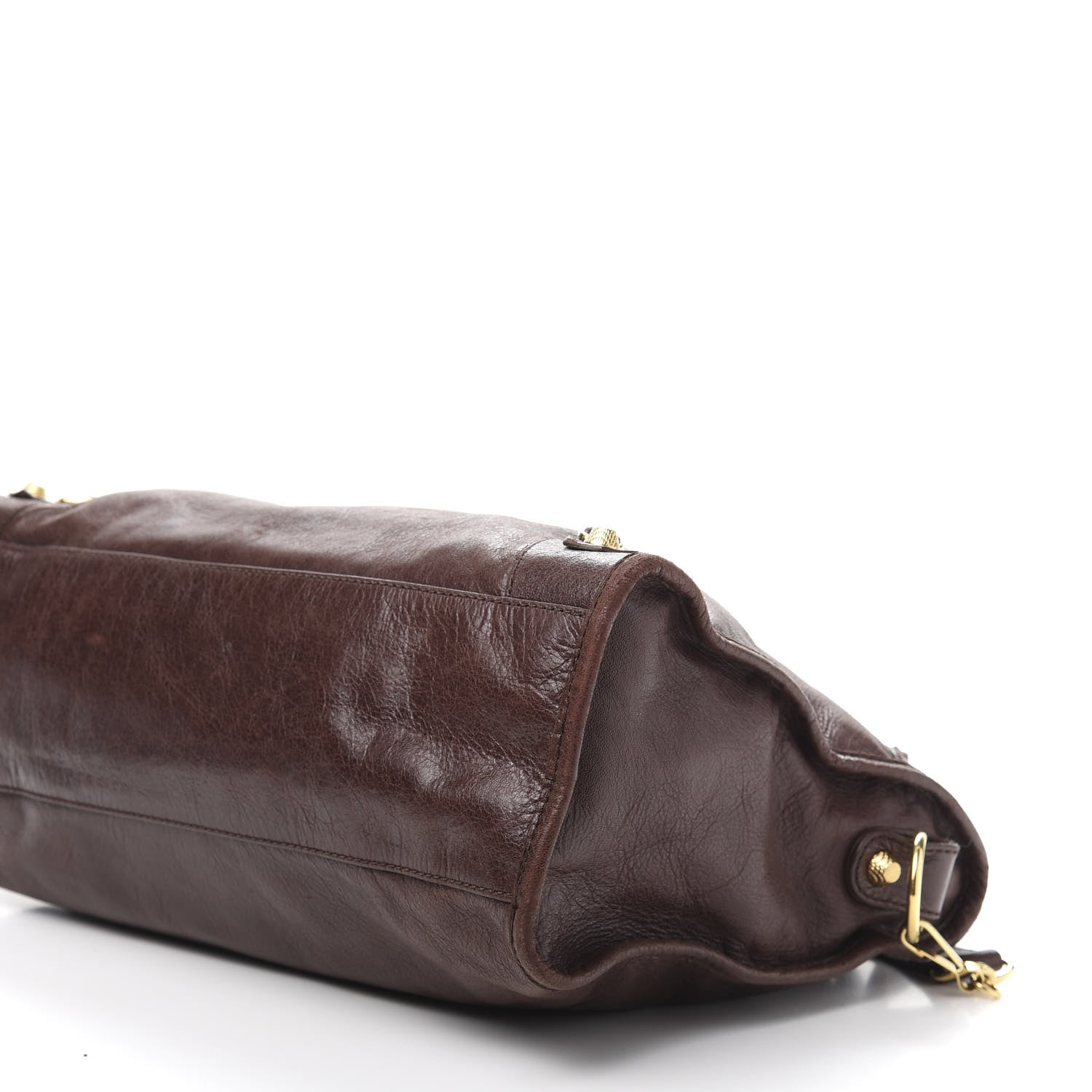Balenciaga Agneau Giant 12 Gold Hardware City Cigare Fonce 10 of 14