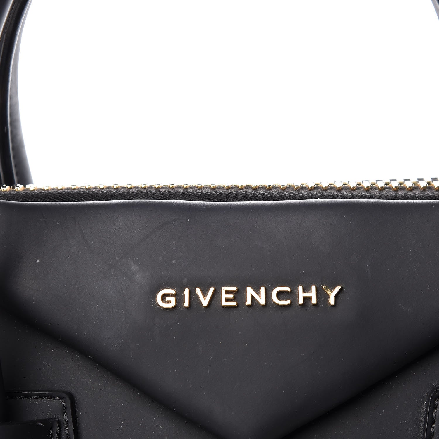 Givenchy Rubber Effect Calfskin Medium Antigona Black 12 of 22