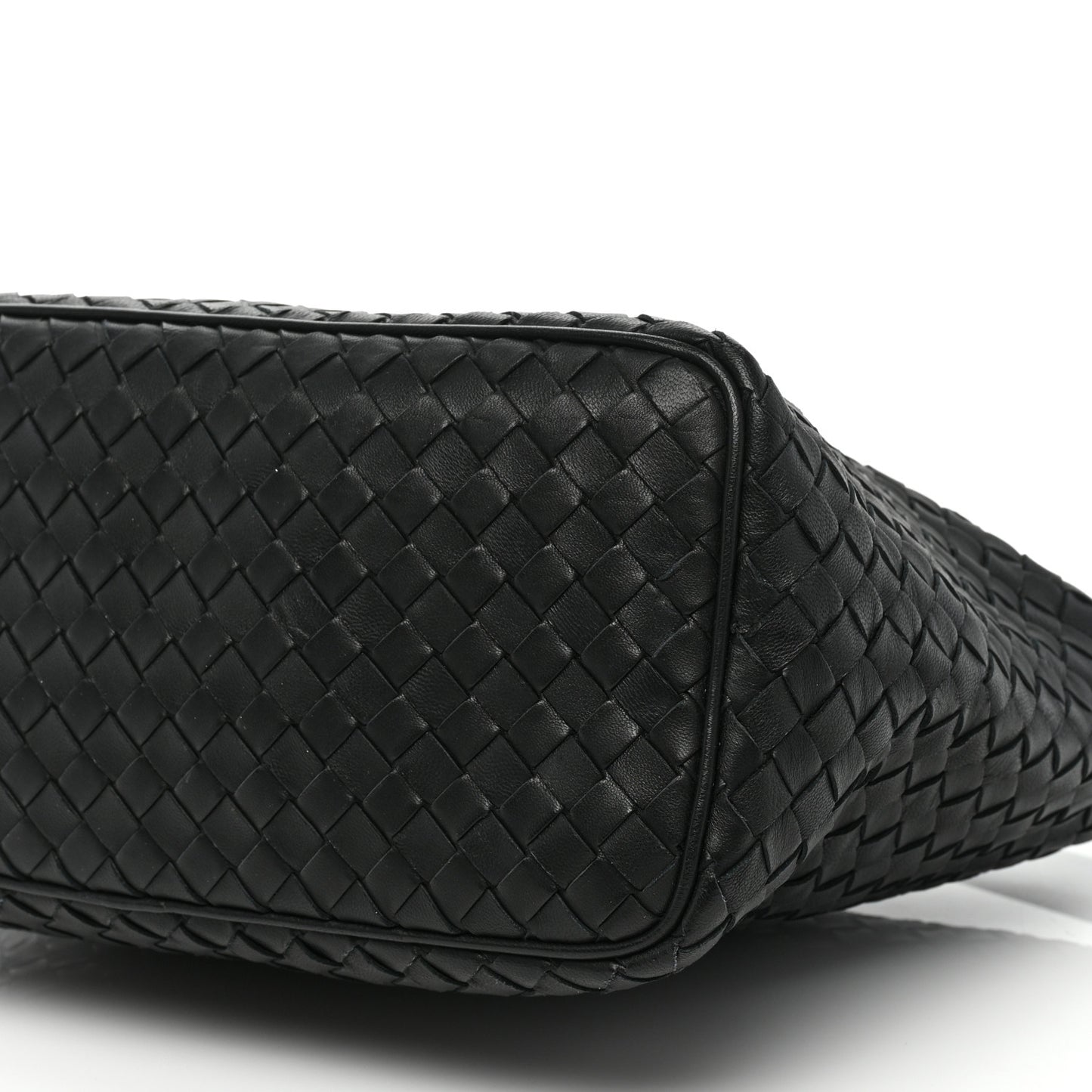 Nappa Intrecciato Small Shoulder Bag Black
