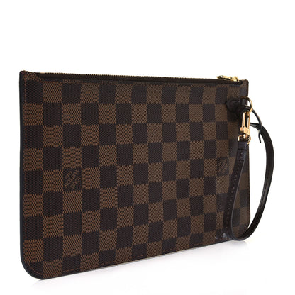 Louis Vuitton Damier Ebene Neverfull MM GM Pochette 3 of 9