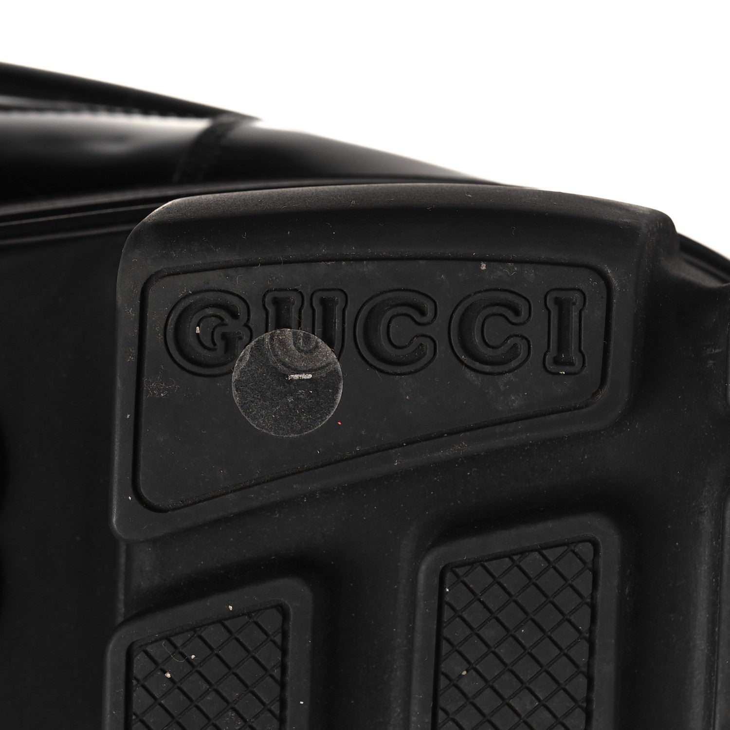 Gucci Magnum Calfskin Nappa Samoa Mens Horsebit Platform Lug Sole Loafers 11 Black 7 of 9