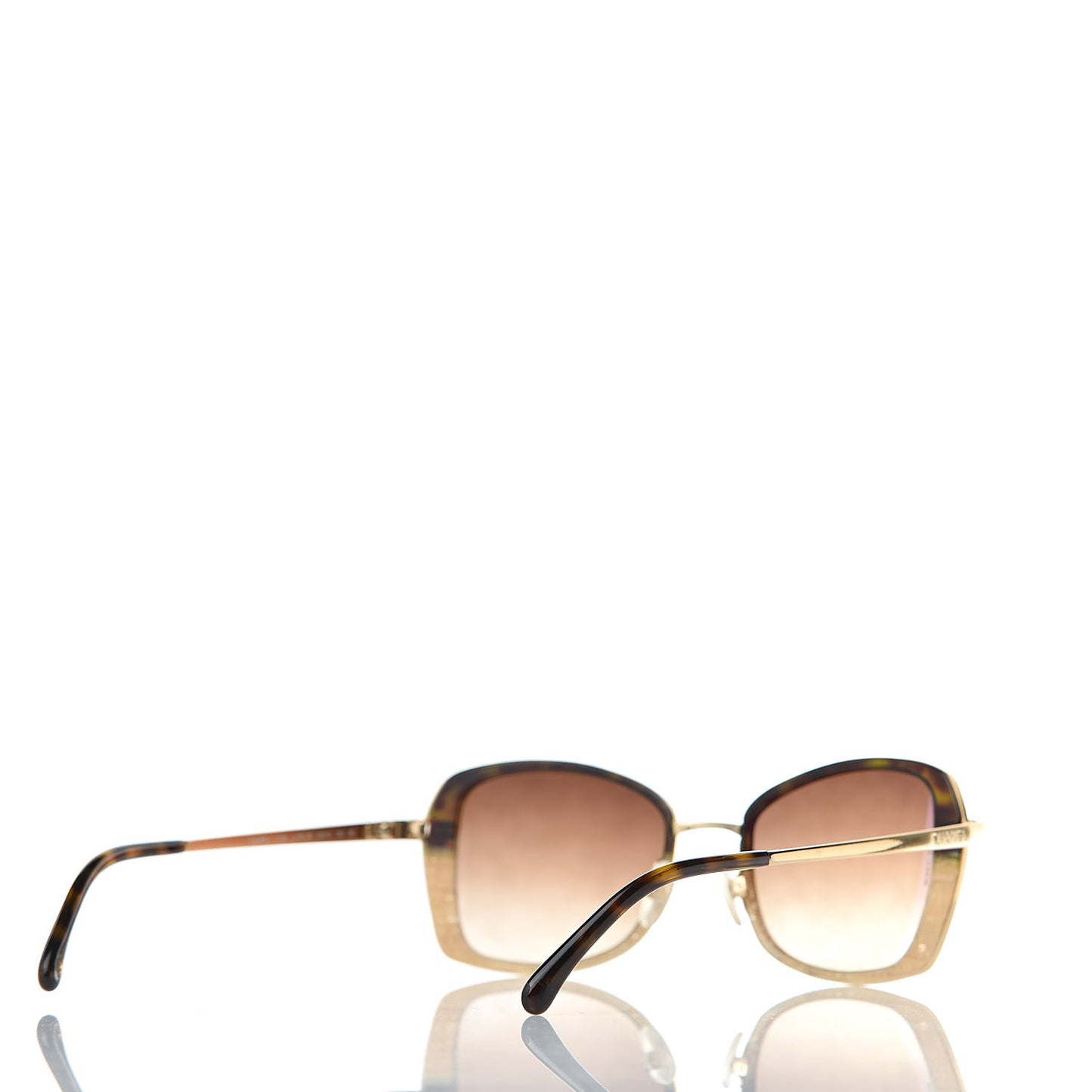 Metal CC Sunglasses 4184 Brown