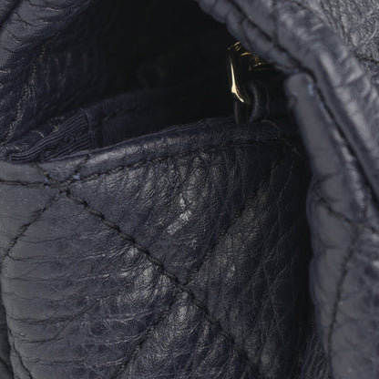 Chanel Calfskin Quilted XXL Travel Flap Bag Navy 12 of 12