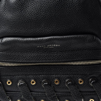 Marc Jacobs Calfskin Stitched Biker Backpack Black 11 of 11