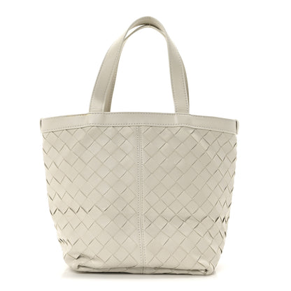 Bottega Veneta Nappa Intrecciato Small Flip Flap Tote Chalk 1 of 9