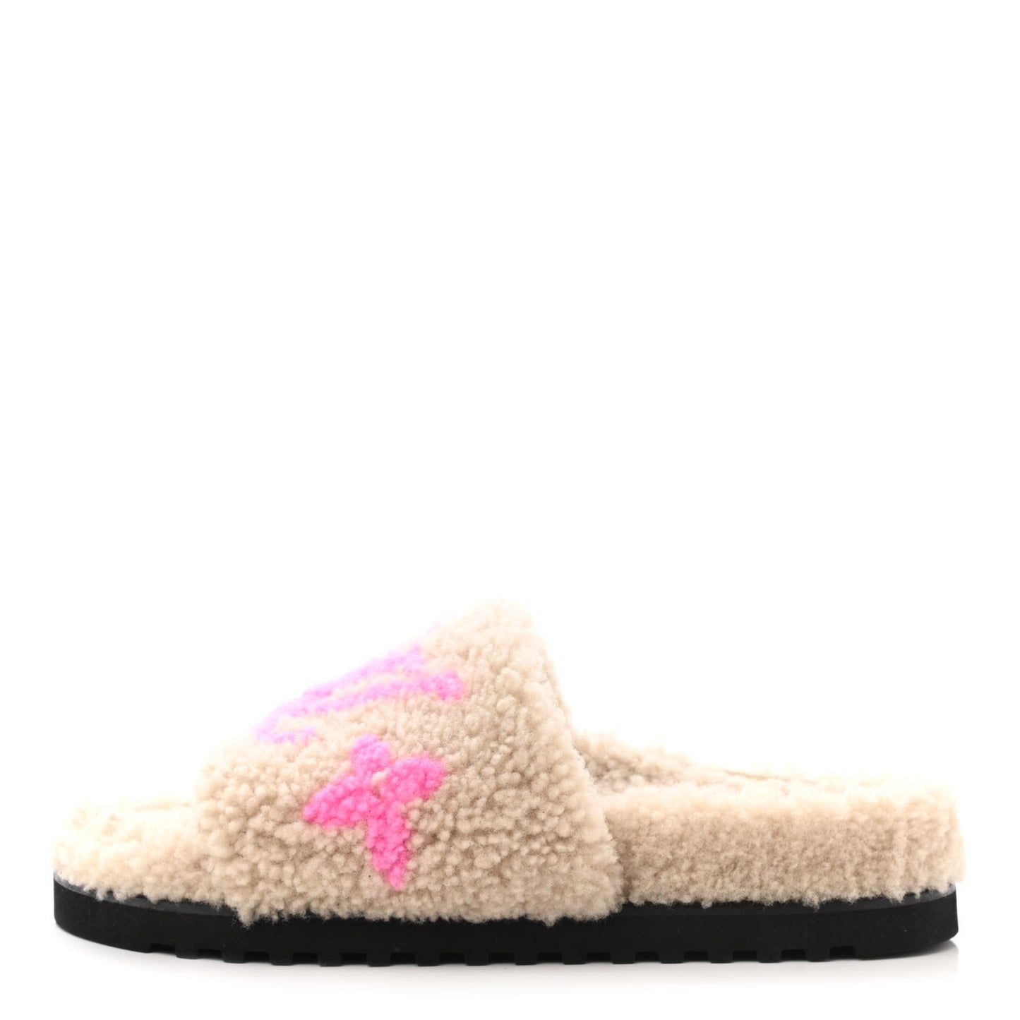 Shearling Paseo Flat Comfort Mule 39 Beige