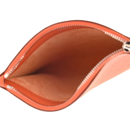 Hermes Togo Mini Bazar Pouch Orange Poppy 5 of 8