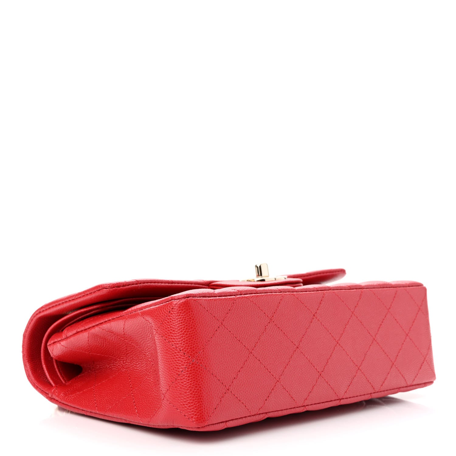 Chanel Caviar Quilted Small Double Flap Red 4 of 11