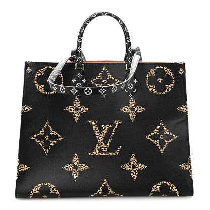 Louis Vuitton Monogram Giant Jungle Onthego GM Black 1 of 12