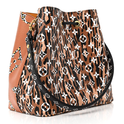 Louis Vuitton Monogram Giant Jungle NeoNoe Caramel 3 of 9