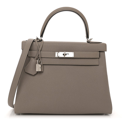 Hermes Togo Kelly Retourne 28 Gris Asphalte 1 of 11
