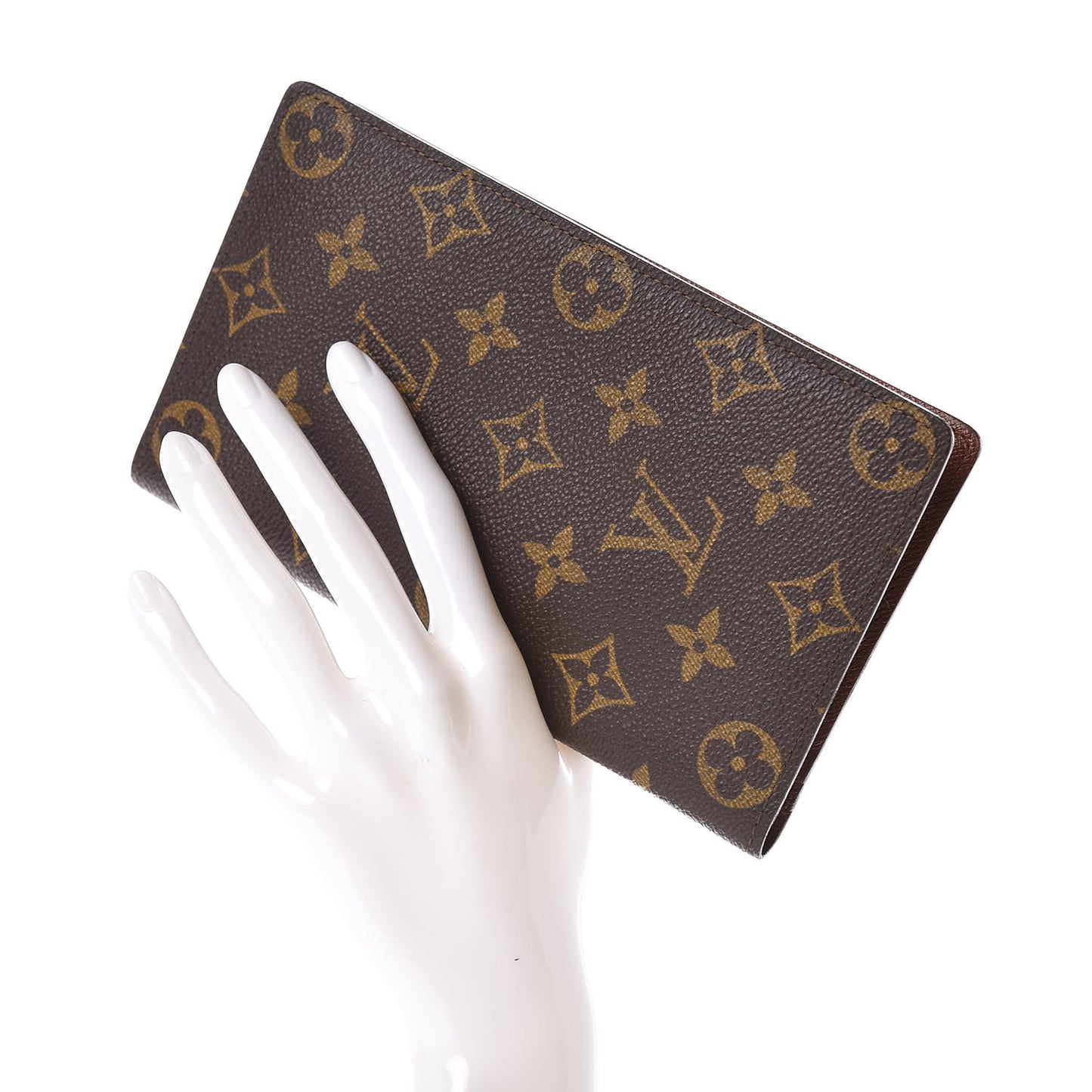 Monogram Porte Chequier Cartes Credit European Checkbook Wallet