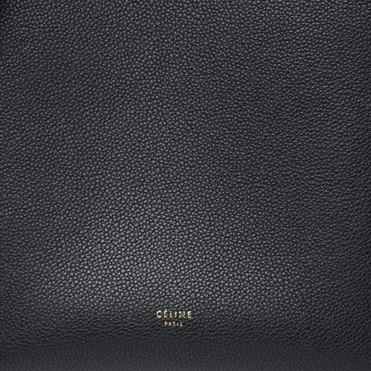Celine Soft Grained Calfskin Small Sangle Bucket Bag Black 6 of 10