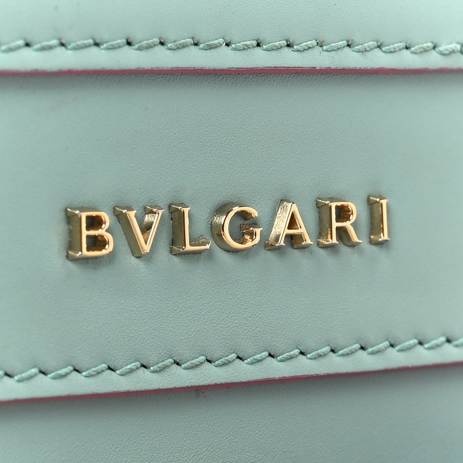 Bulgari Calfskin Serpenti Forever Top Handle Blue Pink 9 of 12