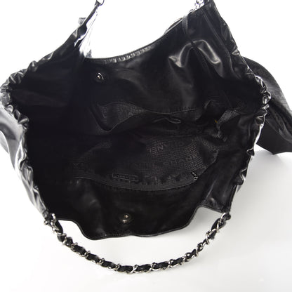 Chanel Vinyl XL Coco Cabas Black 7 of 17