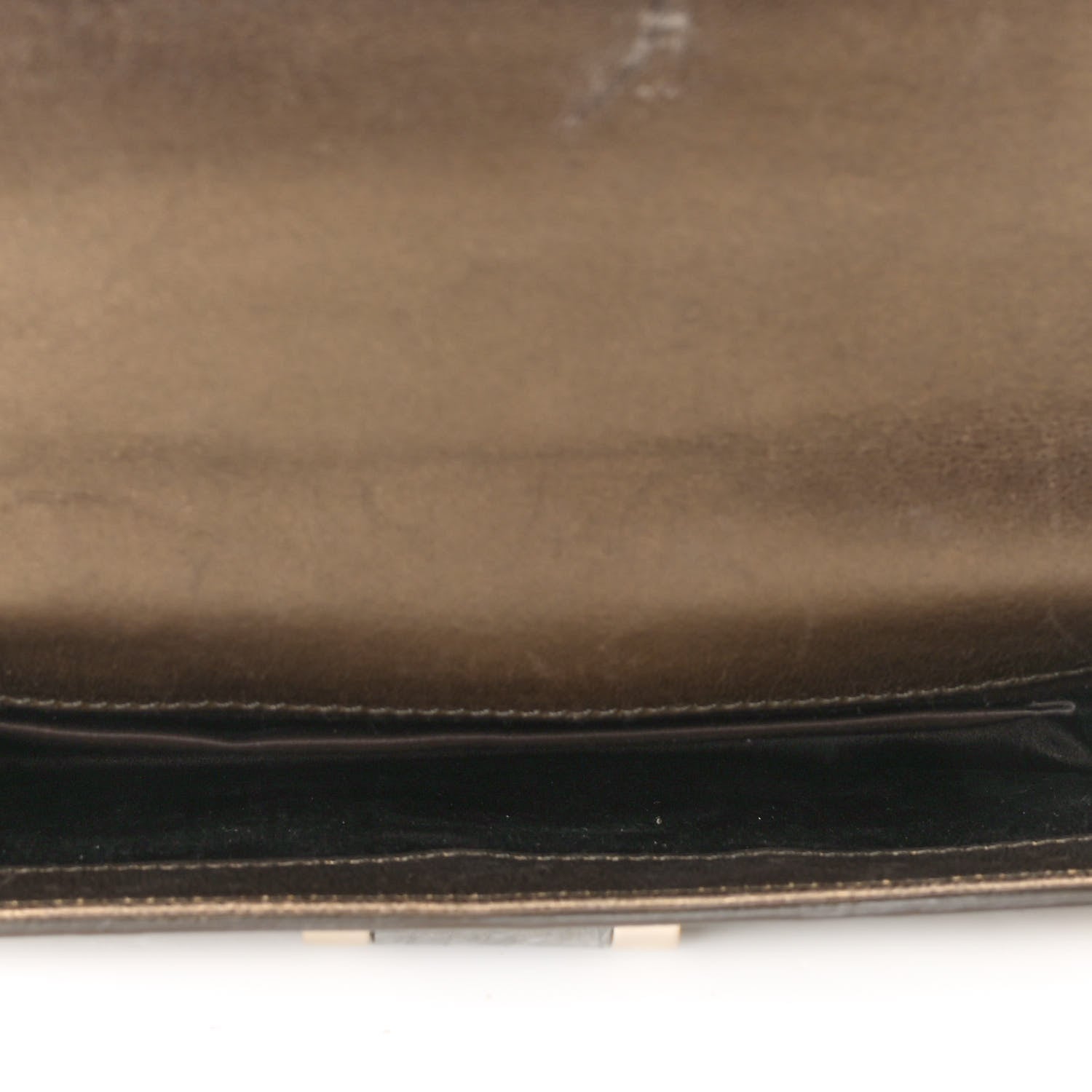 Saint Laurent Ombre Lizard Muse Clutch Silver 4 of 4