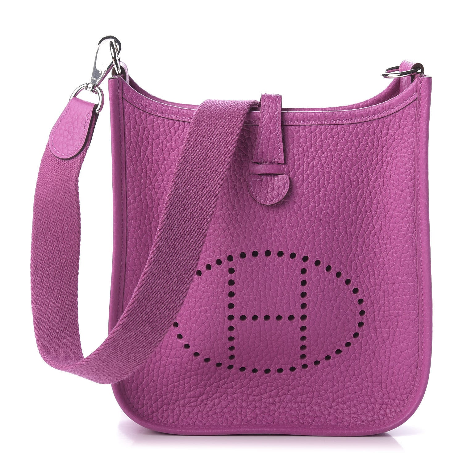 Hermes Taurillon Clemence Evelyne TPM Magnolia 1 of 10
