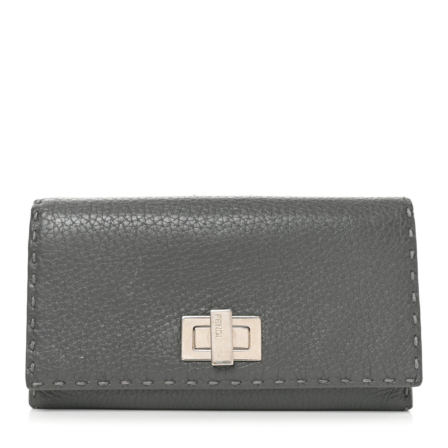 Cuoio Romano Selleria Peekaboo Continental Wallet Asfalto