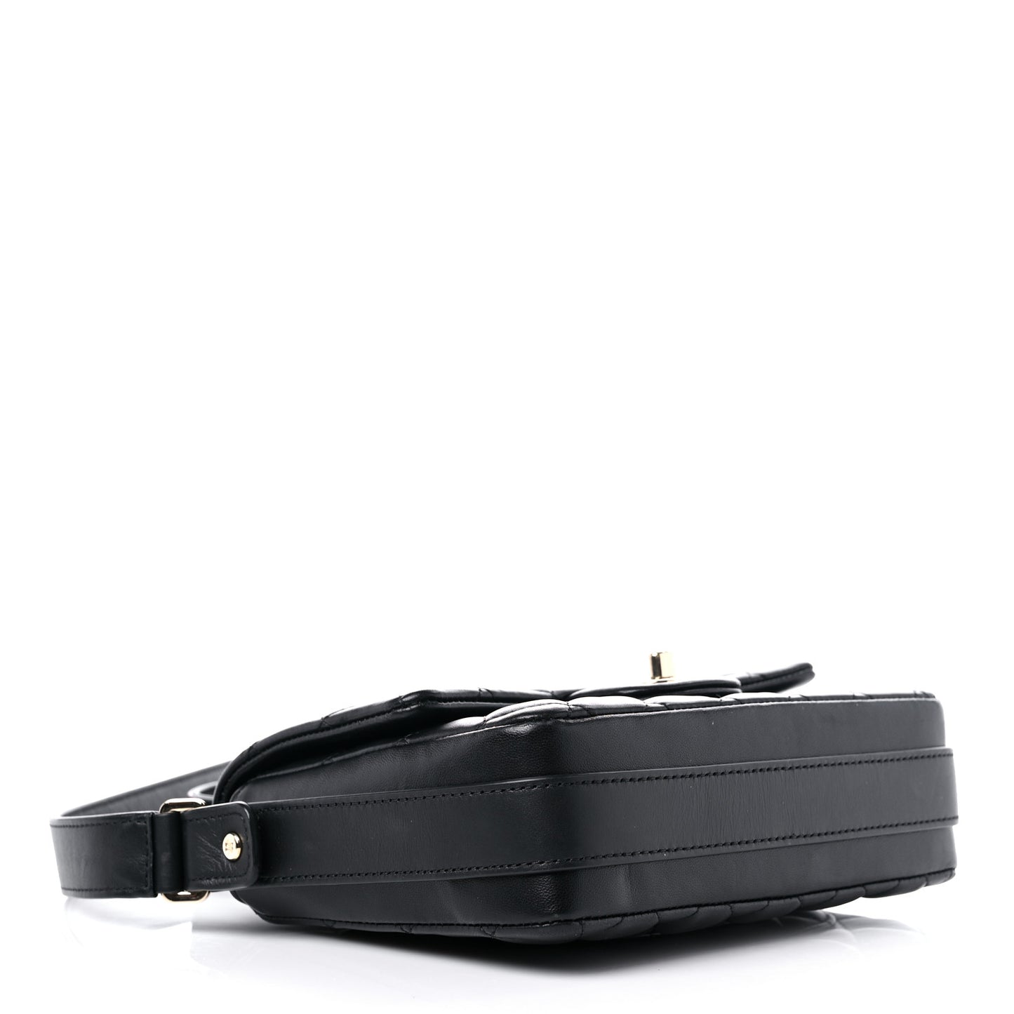Calfskin Quilted Bolero De Chanel Flap Bag Black