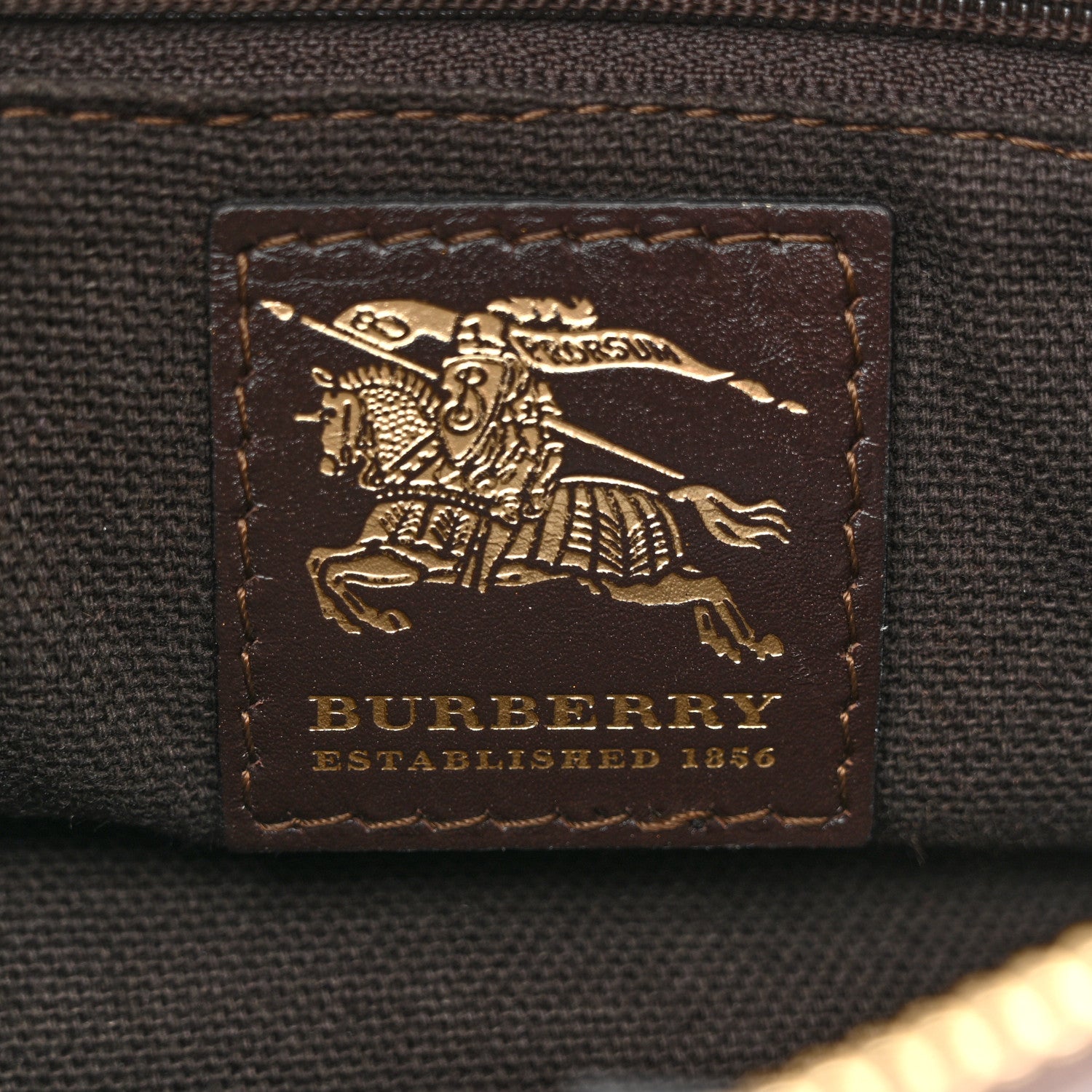Burberry Haymarket Check Small Shoulder Bag Chocolate 5 of 12