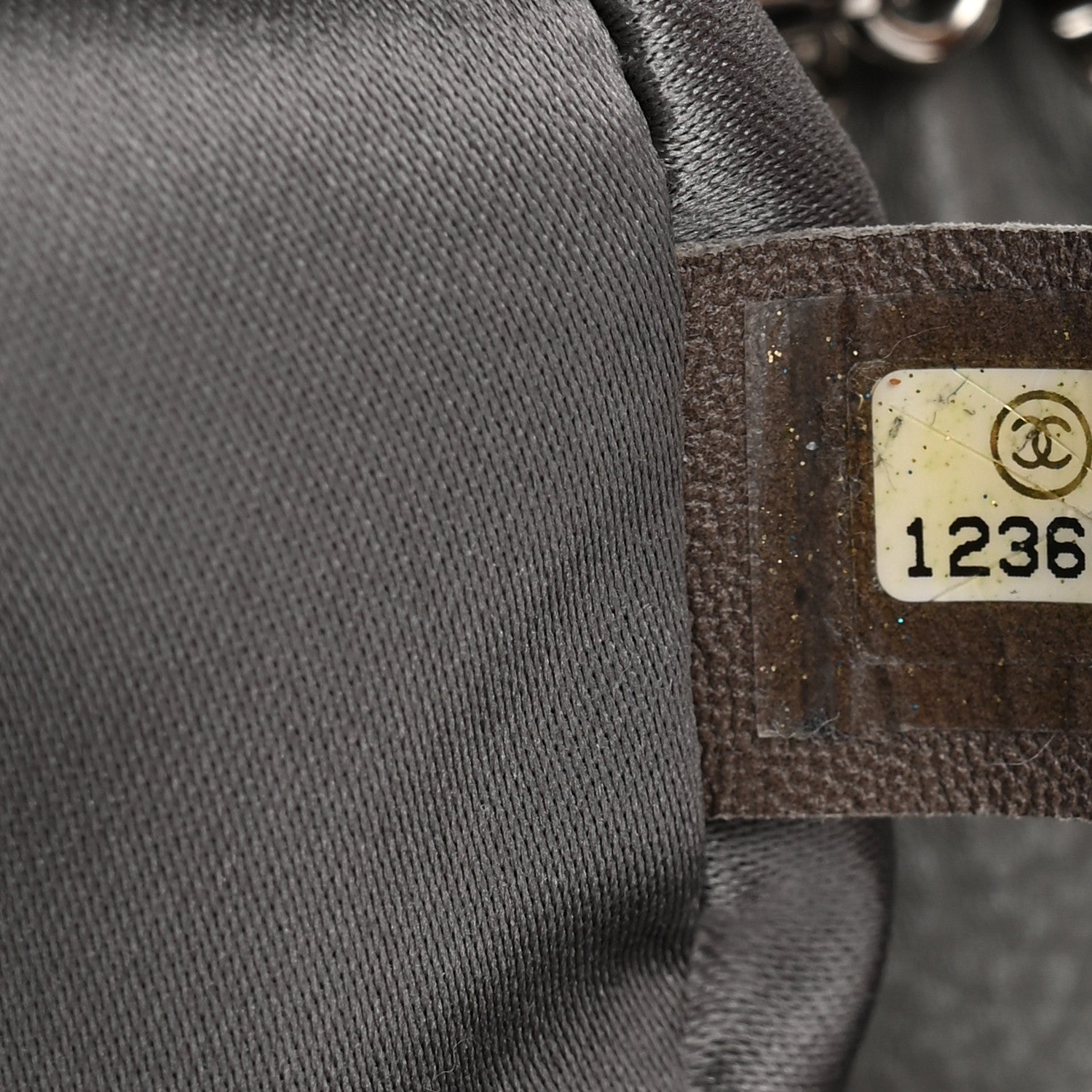Chanel Grained Calfskin Mademoiselle Lock Bijoux Chain Flap Grey 7 of 12