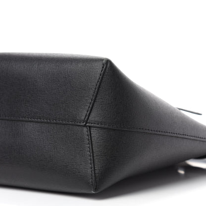 Mansur Gavriel Saffiano Mini Bucket Bag Black Flamma 7 of 19